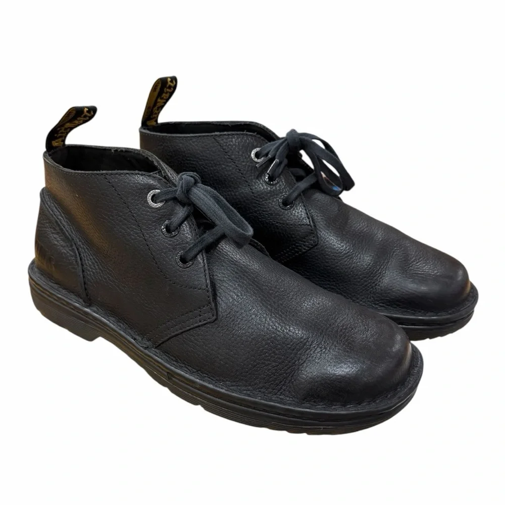 Dr. Martens Sussex Black Bear Track Leather Chukka Boots Size 11